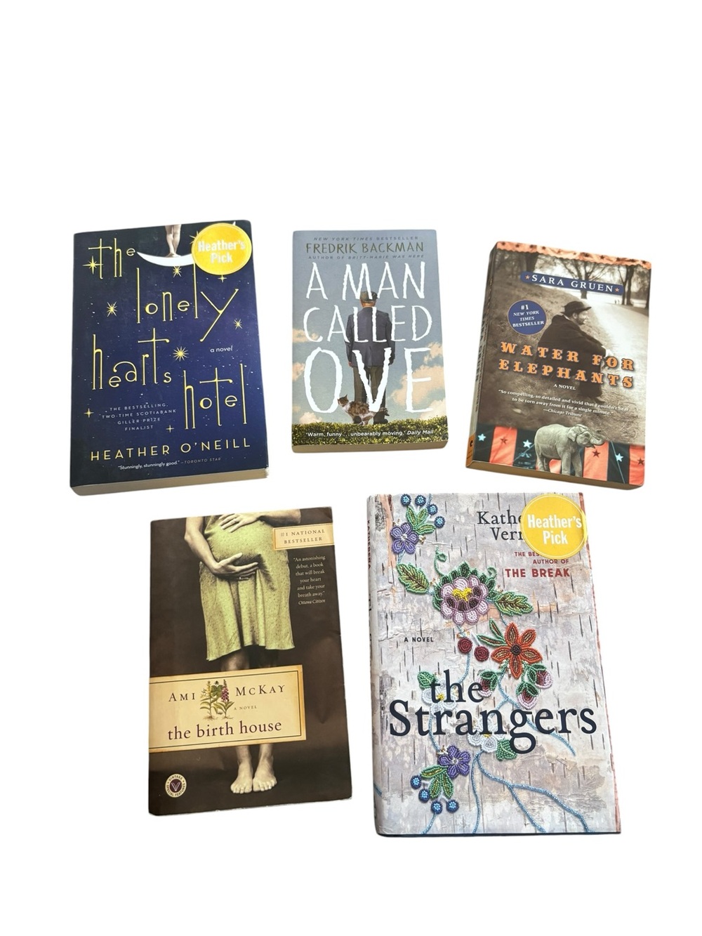 Heather’s Picks Literary Fiction Bundle + Bookish Extras 📚✨ 5 Novels